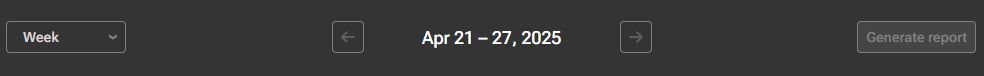 timesheets top bar
