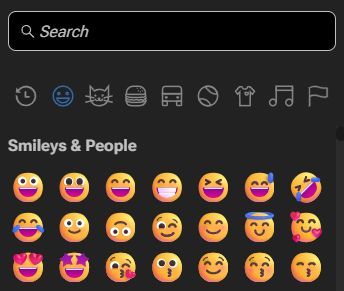 Emoji picker