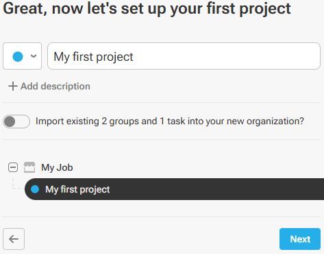 Create project