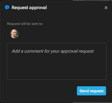 Approval form